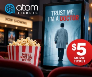 $5 Trust Me, I’m a Doctor Movie Ticket at Atom Tickets