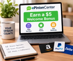 Earn a $5 Welcome Bonus + Cash Rewards for Taking Surveys With ePinionCenter