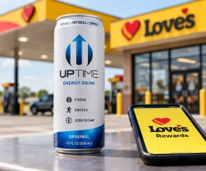 Free 12oz Uptime Energy Drink at Love's on October 19