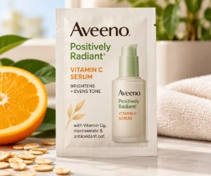 Free Aveeno Positively Radiant Vitamin C Serum Sample