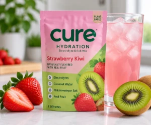 Free Cure Strawberry Kiwi Electrolyte Drink Mix Sample