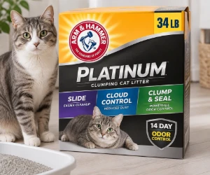 Free Full-Size 34 lb ARM & HAMMER Platinum Cat Litter to Test at Home