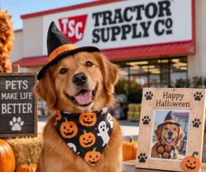 Free Halloween Pet Photo, Bandana and Picture Frame at Tractor Supply