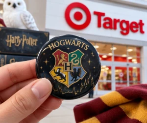 Free Harry Potter Hogwarts Collectible Button at Target on November 7