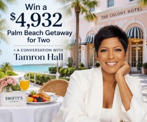 Win a $4,932 Luxury Palm Beach Getaway for Two + a Conversation With Tamron Hall