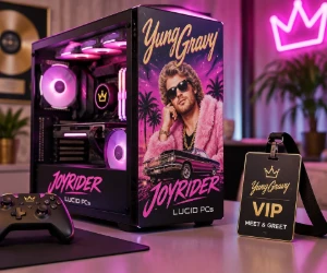 Win a Custom Yung Gravy JOYRIDER Gaming PC + Meet & Greet Ticket Upgrade
