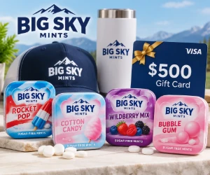 Win a Year's Supply of Big Sky Mints + $500 Gift Card & Swag