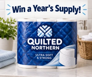 Win a Year’s Supply of Quilted Northern Toilet Paper