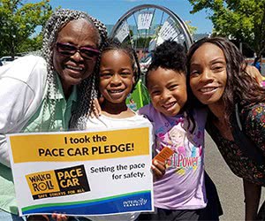 Get a Free Pace Car Bumper Sticker and Join the Thurston County Safety Initiative