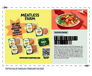 Get Your Free Meatless Farm Product Today!