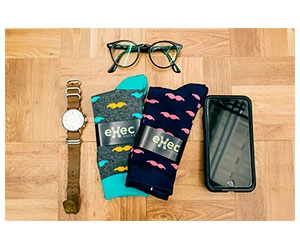 Sign Up and Get a Free Pair of Exec Socks Every Month!