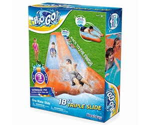 Join the Fun with Bestway®'s H2OGO! Triple Water Slide for Free!