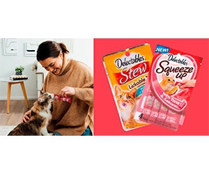 Spoil Your Feline Friend with Hartz Delectables Squeeze Up and Lickable Treats - Free!