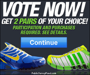 Get 2 Pairs of Shoes of Your Choice - Become a Shoe Critic Today!