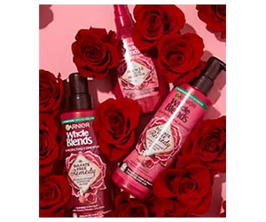 Enter to Win Garnier Whole Blends Sulfate Free Red Rose Extract & Vinegar Remedy Collection | Follow Rules Now