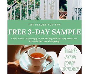 Experience the Healing Power of Herbal Tea - Free 3-Day Sample Pack from PrayBiotics