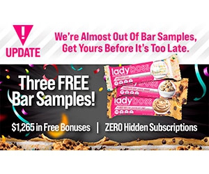 Get Your Lady Boss x3 Protein Bar Samples Kit for Free