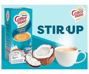 Get a Taste of the Tropics with Free Coffee Mate Coconut Creme Flavored Creamer