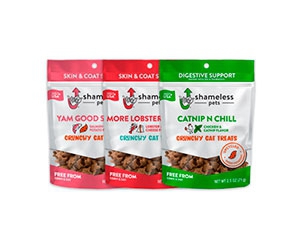 Free Premium Cat Treats from Shameless Pets