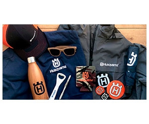 Enter for a Chance to Win 1 of 3 Husqvarna Prize Packages