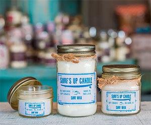 Surf's Up Candles for Free