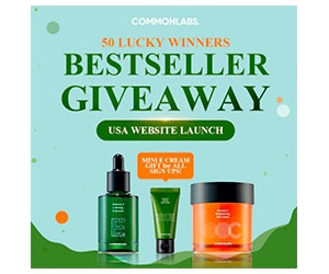 Enter Now for a Chance to Win Common Lab Skincare Products and Get Glowing Skin!