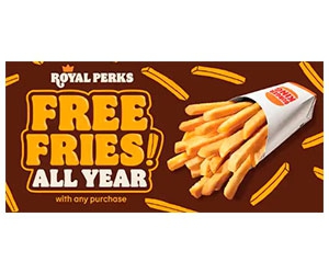 Free Fries Every Week for a Year at Burger King