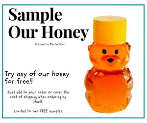 Get Free x2 Honey Bottles from Huckle Bee Farms - Raw and Fresh from Honeycomb