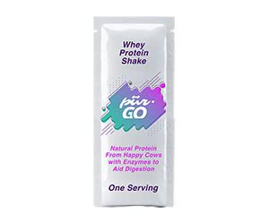 Free Pur-Go Vanilla Whey Protein Powder Shake Sample