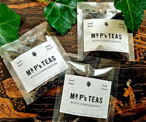 Experience the Soothing Taste of Mr. P's Tea with a Free Sample
