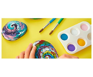 Get a Free Tie Dye Rocks Craft Kit at Michael's on May 22nd