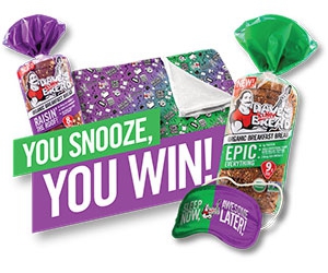 Enter for a Chance to Win Organic Breakfast Breads and Dave's Killer Bread - Make Your Mornings Epic!