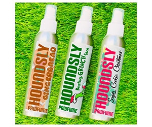 Get x3 Houndly USA Dog Spray Samples for Free