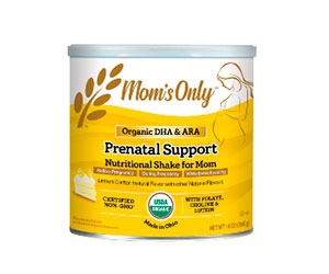 Try Mom's Only Prenatal Support Nutritional Shake for Free!