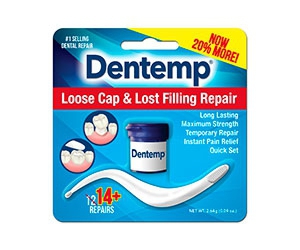 Get a Free Dentemp Loose Cap & Lost Filling Repair - Instant Pain Relief and Temporary Fix