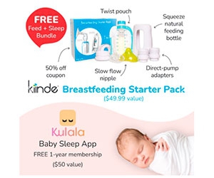 Get a Free Kiinde Breastfeeding Starter Pack Plus Sleep App
