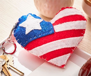 Title: Get Crafty with a Free Felt Flag Keychain Craft Kit at Michael's on July 3rd!