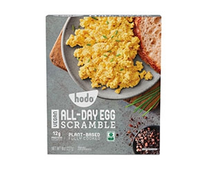 Title: Enjoy a Delicious and Mess-Free Plant-Based Egg Scramble for Free from Hodo Foods