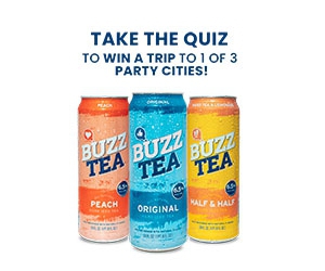 Win a Trip to a Party City + Buzz Hard Iced Tea!