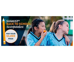 Win a Sunkist Back-to-School Kit - Enter Now!