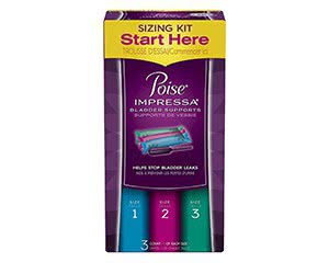 Get a Free Poise Impressa Bladder Support Pack