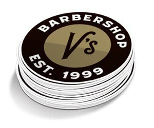 Request Your Free V's Barbershop Sticker Today!