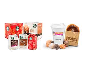 Get Your Free Dunkin or Starbucks Samples: Enter Now for a Chance to Claim Your Favorite Chain's Freebie!