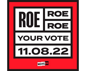 Get Your Free 'Roe, Roe, Roe Your Vote' Sticker - Support the Campaign to Defeat Anti-Abortion Extremists