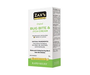 Zax's Bug Bite & Itch Cream Sample - Relieve Pain and Itching for Free!