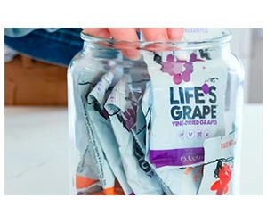 Get a Free Pack of Life’s Grape Vine-Dried Grapes
