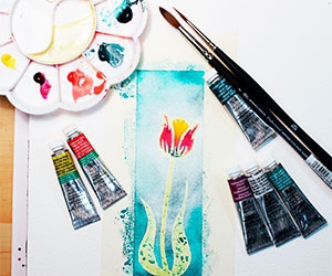 Get a Free Watercolor Bookmark Craft Kit at Michaels