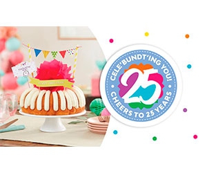 Celebrate Nothing Bundt Cakes' 25th Birthday with Free Delicious Cakes on September 1st