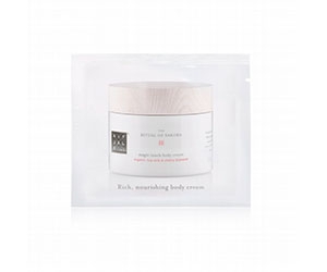 Get a Free Ritual of Sakura Body Cream Sample for Hydrated and Smooth Skin