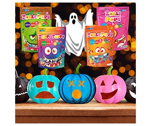 Make Halloween Happy and Healthy with Free ZOLLI Monster Bags & Zaffy Taffy